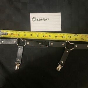 Heart shaped leg garter belts